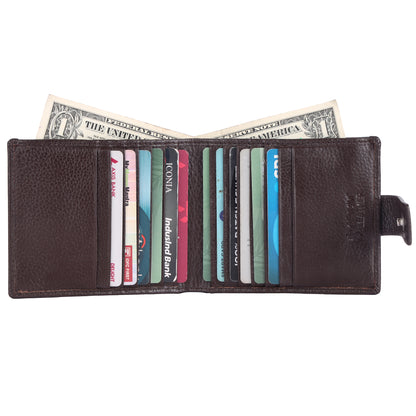 Pebble Texture 20 Card Billfold Wallet #1888