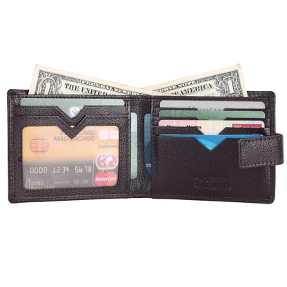 Pebble Texture 10 Card Billfold Wallet #1138