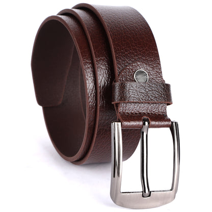 Mens Leather Belt 40mm Buff