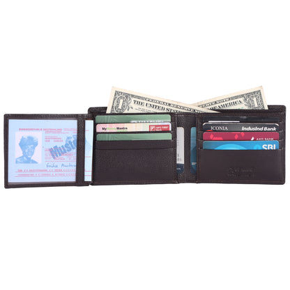 Pebble Texture 16 Card Billfold Wallet #1001CC