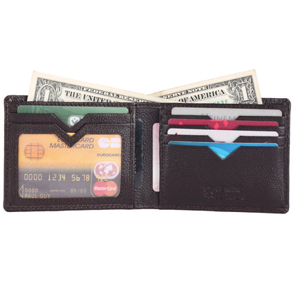 Pebble Texture 10 Card Billfold Wallet #1138