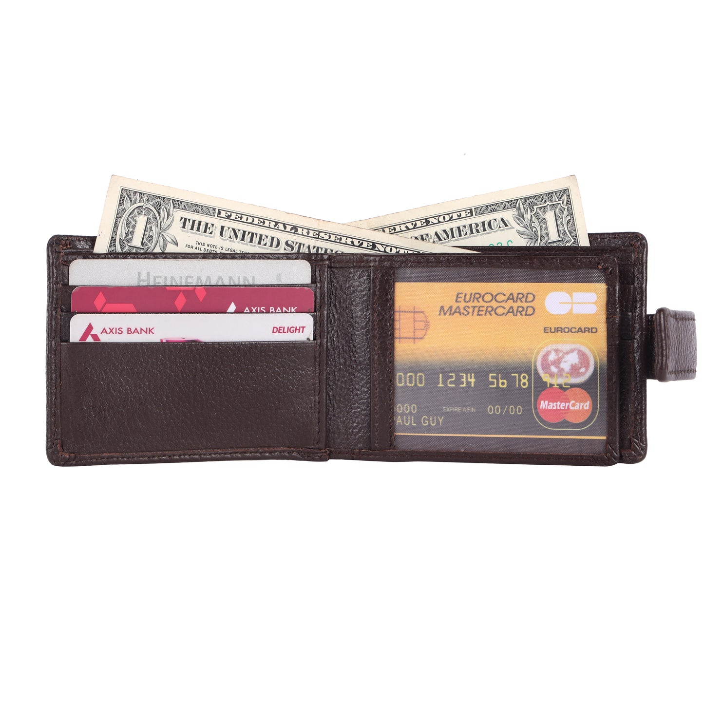 Pebble Texture 12 Card Billfold Wallet #1074