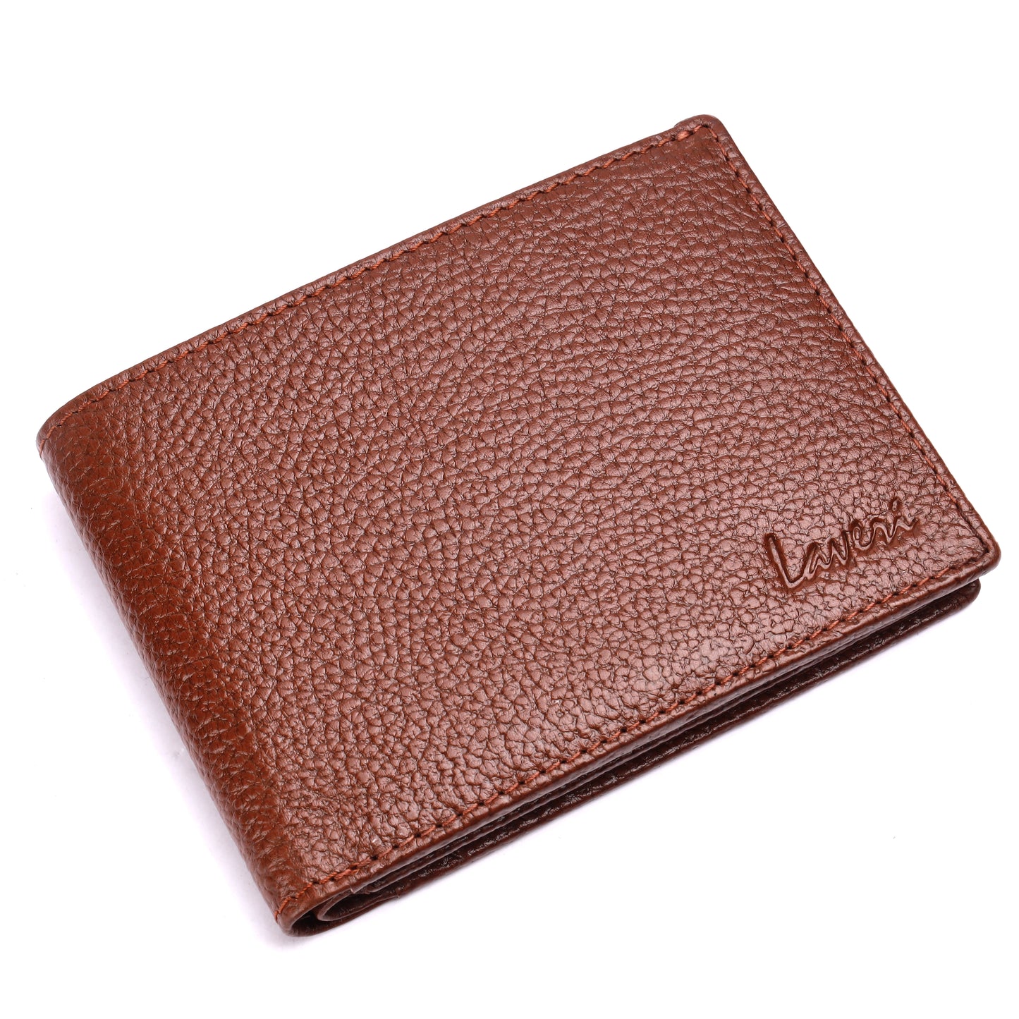 Pebble Texture 20 Card Billfold Coin Pocket Wallet #1001