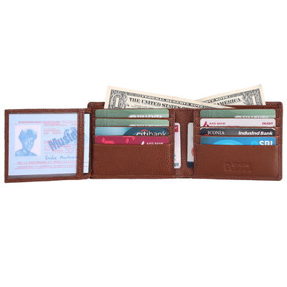 Pebble Texture 16 Card Billfold Wallet #1001CC