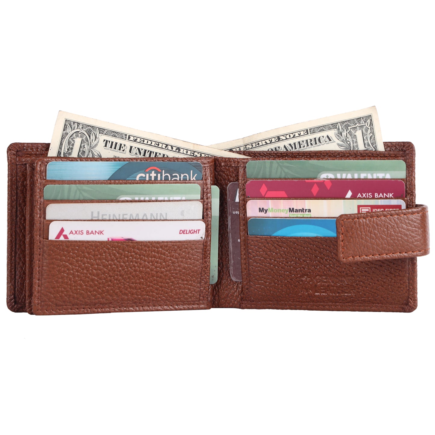 Pebble Texture 20 Card Billfold Wallet #983