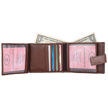 Pebble Texture 20 Card Billfold Wallet #1888