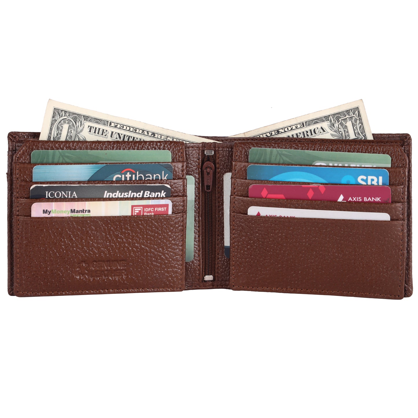 Pebble Texture 24 Card Billfold Wallet #1244