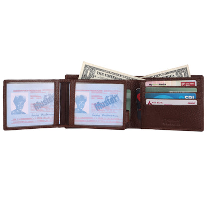 Pebble Texture 20 Card Billfold Wallet #1013