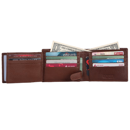 Pebble Texture 20 Card Billfold Wallet #1013