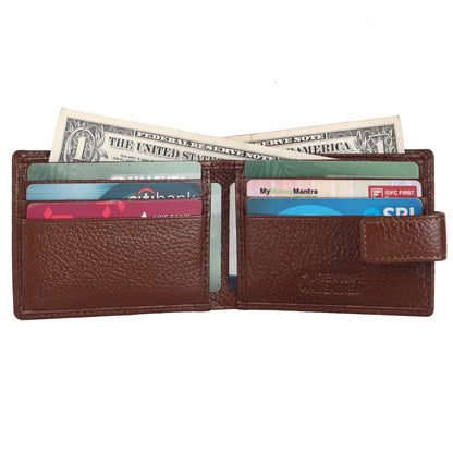 Pebble Texture 10 Card Billfold Wallet #1727