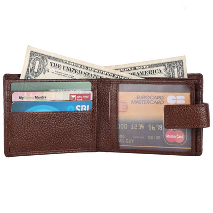 Pebble Texture 12 Card Billfold Wallet #1074