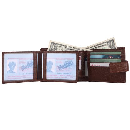 Pebble Texture 20 Card Billfold Wallet Loop #1013CC