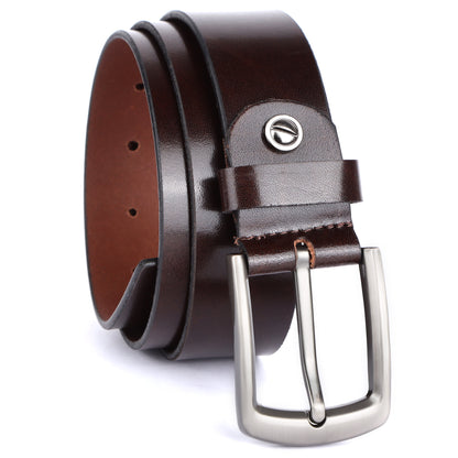 Mens Leather Belt 35mm Texas