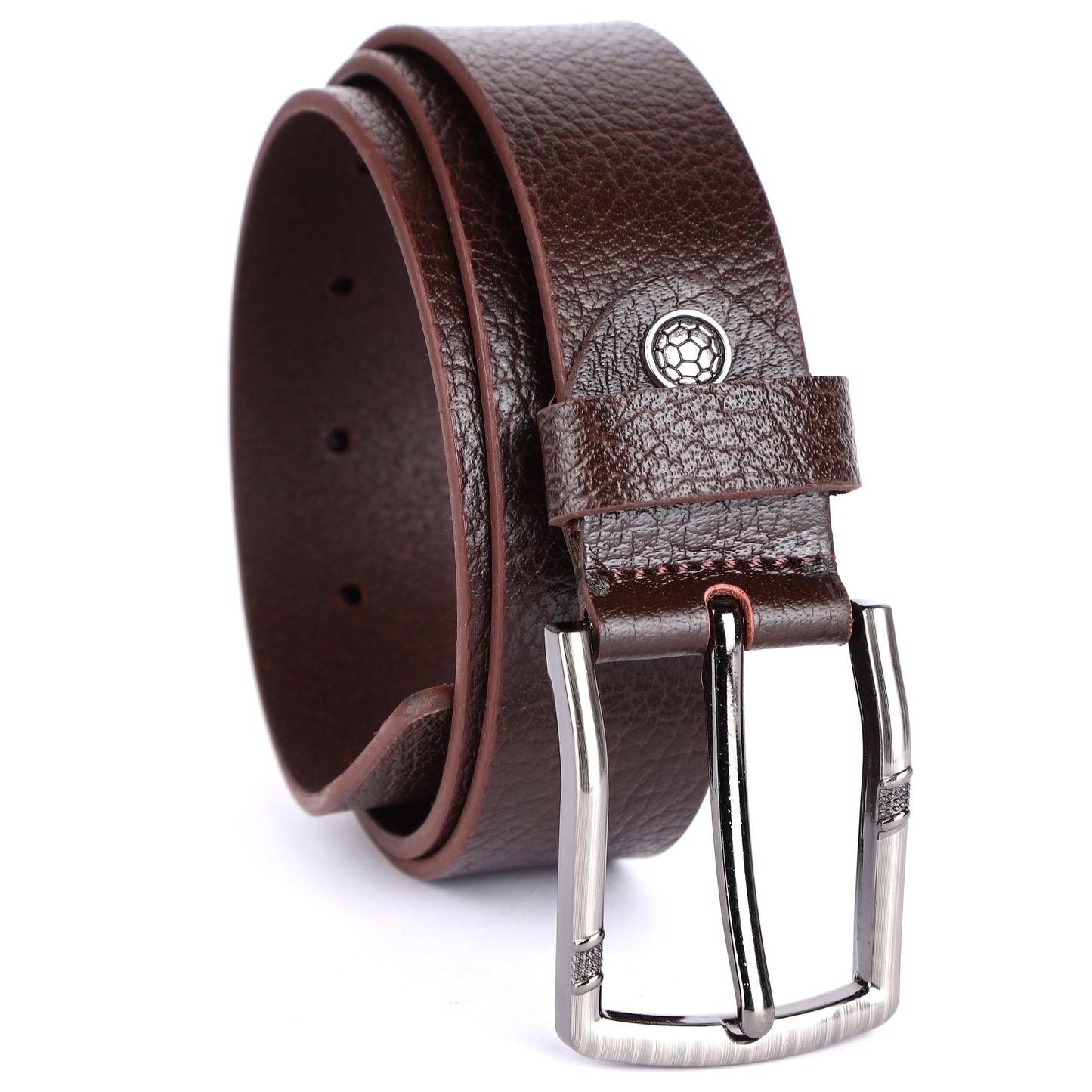 Mens Leather Belt 35mm Buff