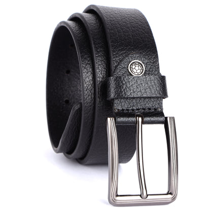 Mens Leather Belt 35mm Buff