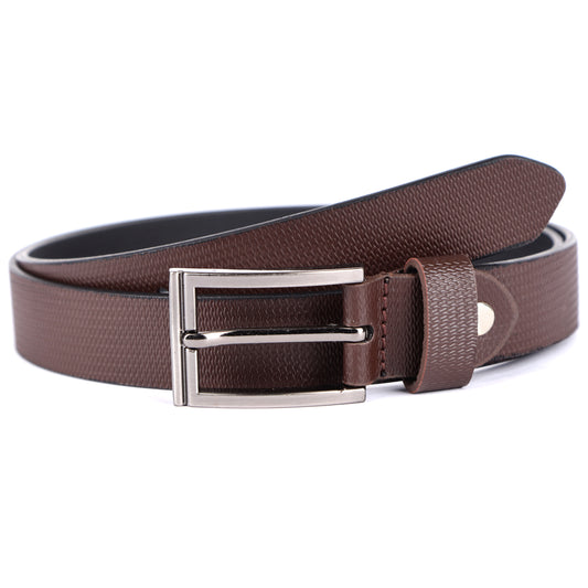 Unisex Leather Belt 25mm Honey