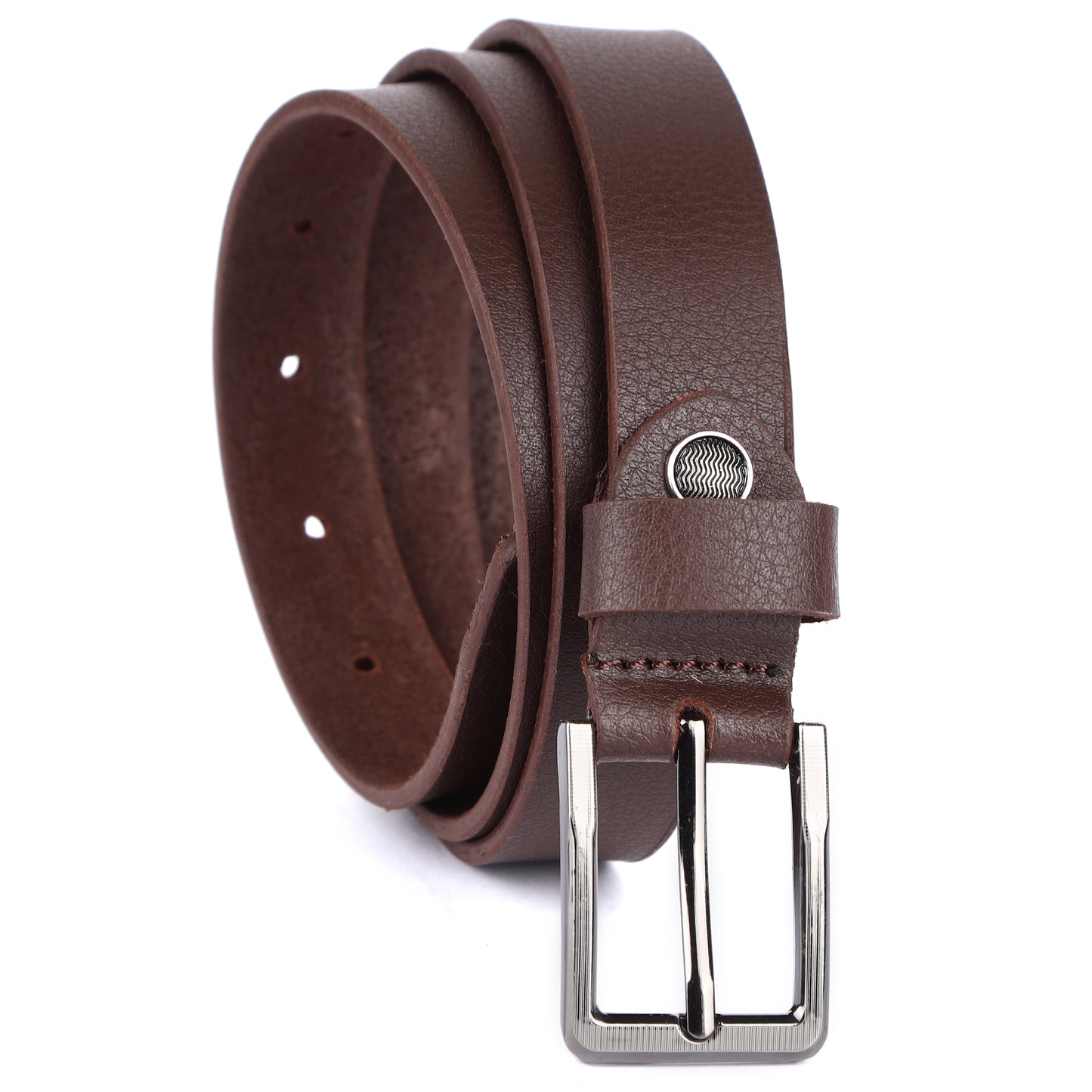 Unisex Leather Belt 25mm Buff