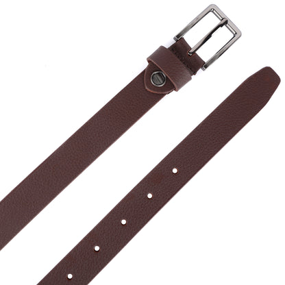 Unisex Leather Belt 25mm Buff