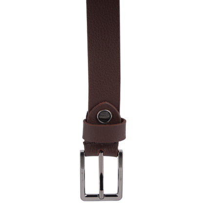 Unisex Leather Belt 25mm Buff