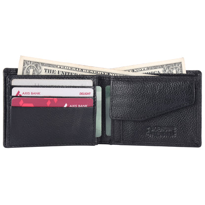 Pebble Texture 9 Card Billfold Coin Pocket Wallet #1074