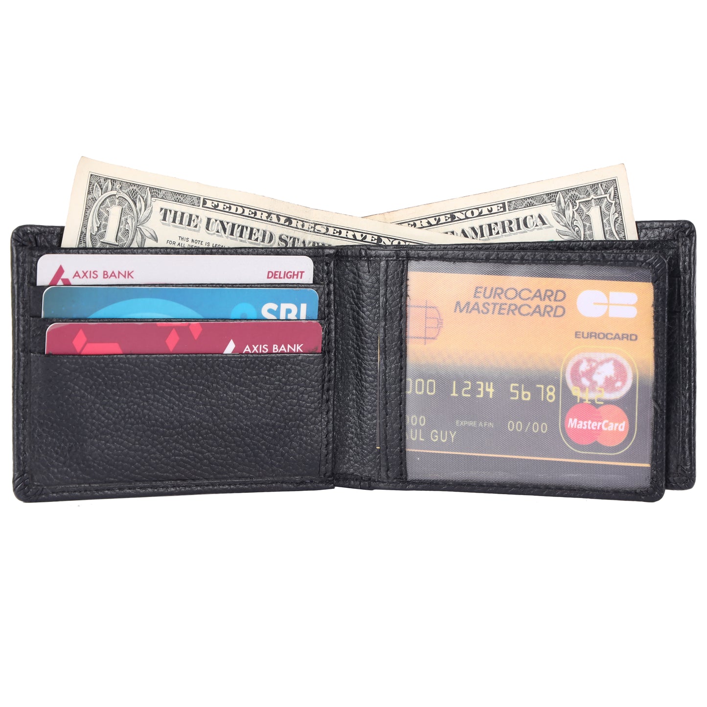 Pebble Texture 12 Card Billfold Wallet #1074