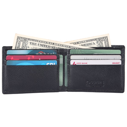 Pebble Texture 10 Card Billfold Wallet #1727