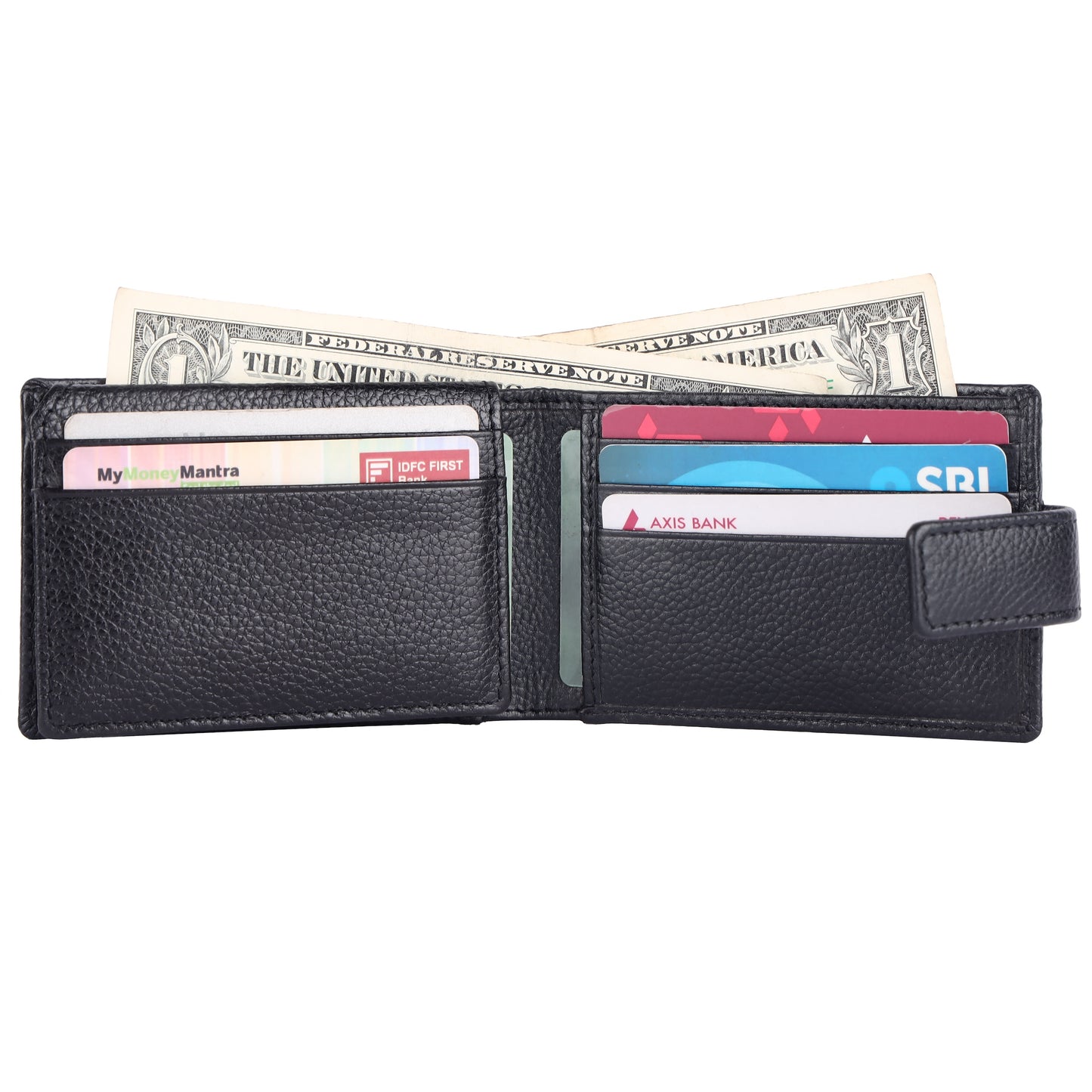 Pebble Texture 12 Card Billfold Wallet #1020