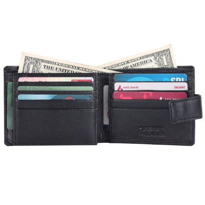 Pebble Texture 16 Card Billfold Wallet Loop #1001CC