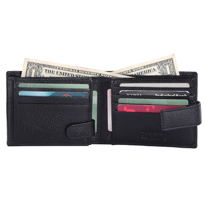 Pebble Texture 20 Card Billfold Wallet Loop #1013CC