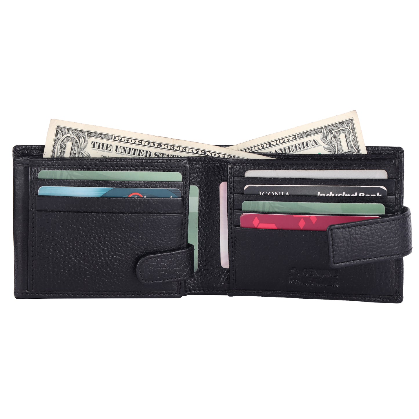 Pebble Texture 16 Card Billfold Wallet #1426