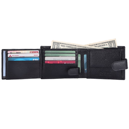 Pebble Texture 16 Card Billfold Coin Pocket Wallet #1013