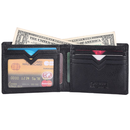 Pebble Texture 10 Card Billfold Wallet #1138