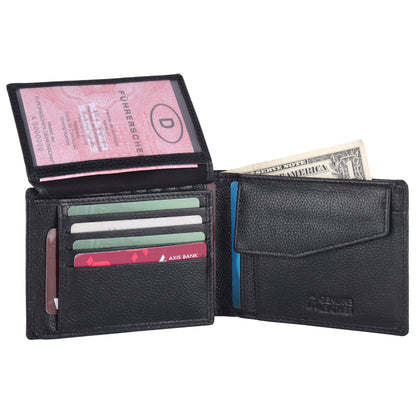 Pebble Texture 20 Card Billfold Coin Pocket Wallet #1888