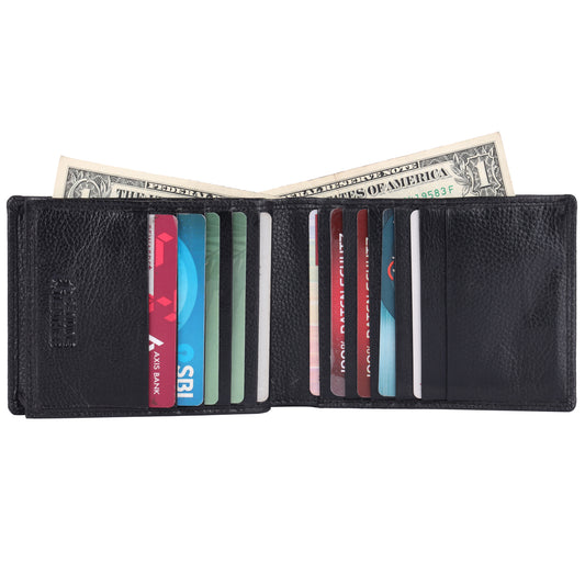 Pebble Texture 20 Card Billfold Wallet # 1888