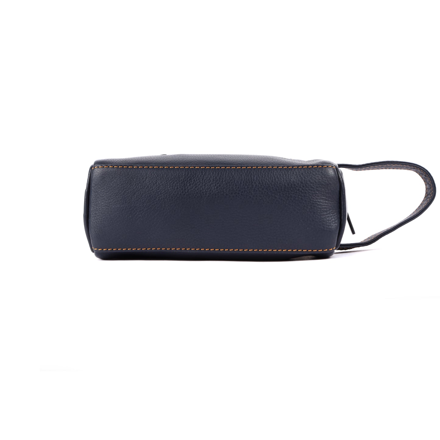 Hand Pouch, Wash Bag, Toiletry, Genuine Leather # 2694Z