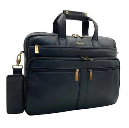 Explorer Premium Big Leather Laptop Bag #2888
