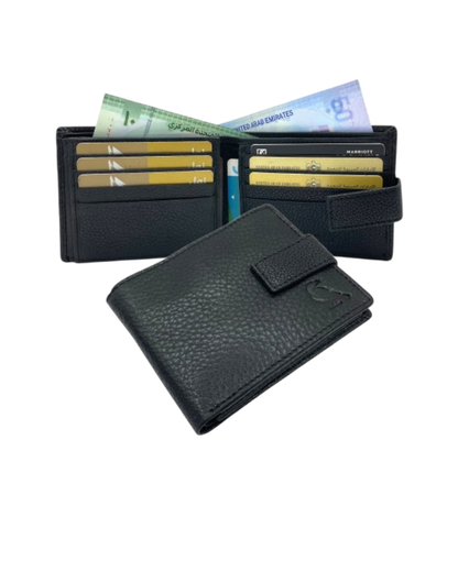VacaPelle 12-14 Card Billfold Genuine Leather Wallet # 1001L