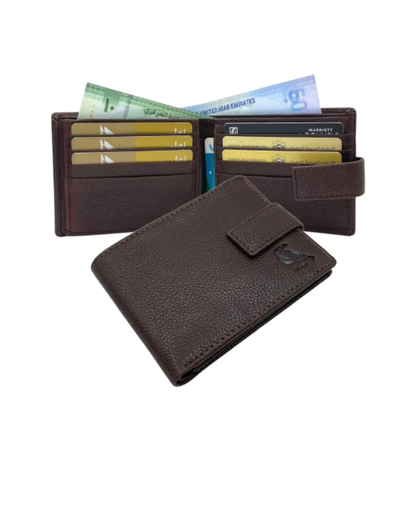 VacaPelle 12-14 Card Billfold Genuine Leather Wallet # 1001L