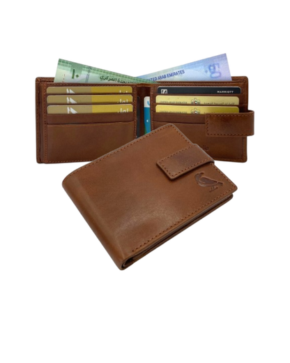 VacaPelle 12-14 Card Billfold Genuine Leather Wallet # 1001L