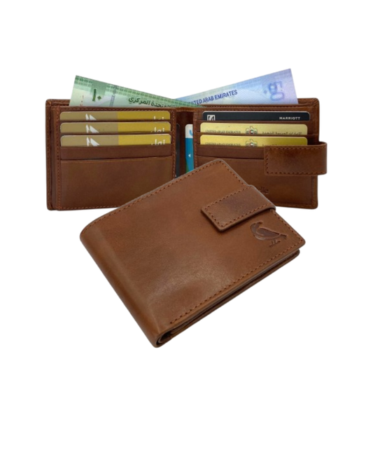 VacaPelle 12-14 Card Billfold Genuine Leather Wallet # 1001L