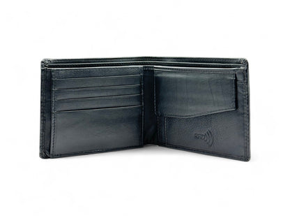 Smooth Premium 16 Card Billfold RFID Wallet with Coin Pocket #1001CP