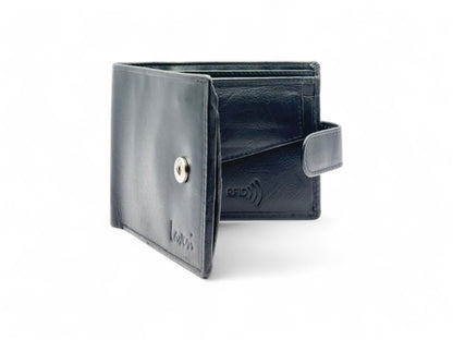 Smooth Premium 16 Card Billfold RFID Wallet with Coin Pocket with Loop #1001CP.L