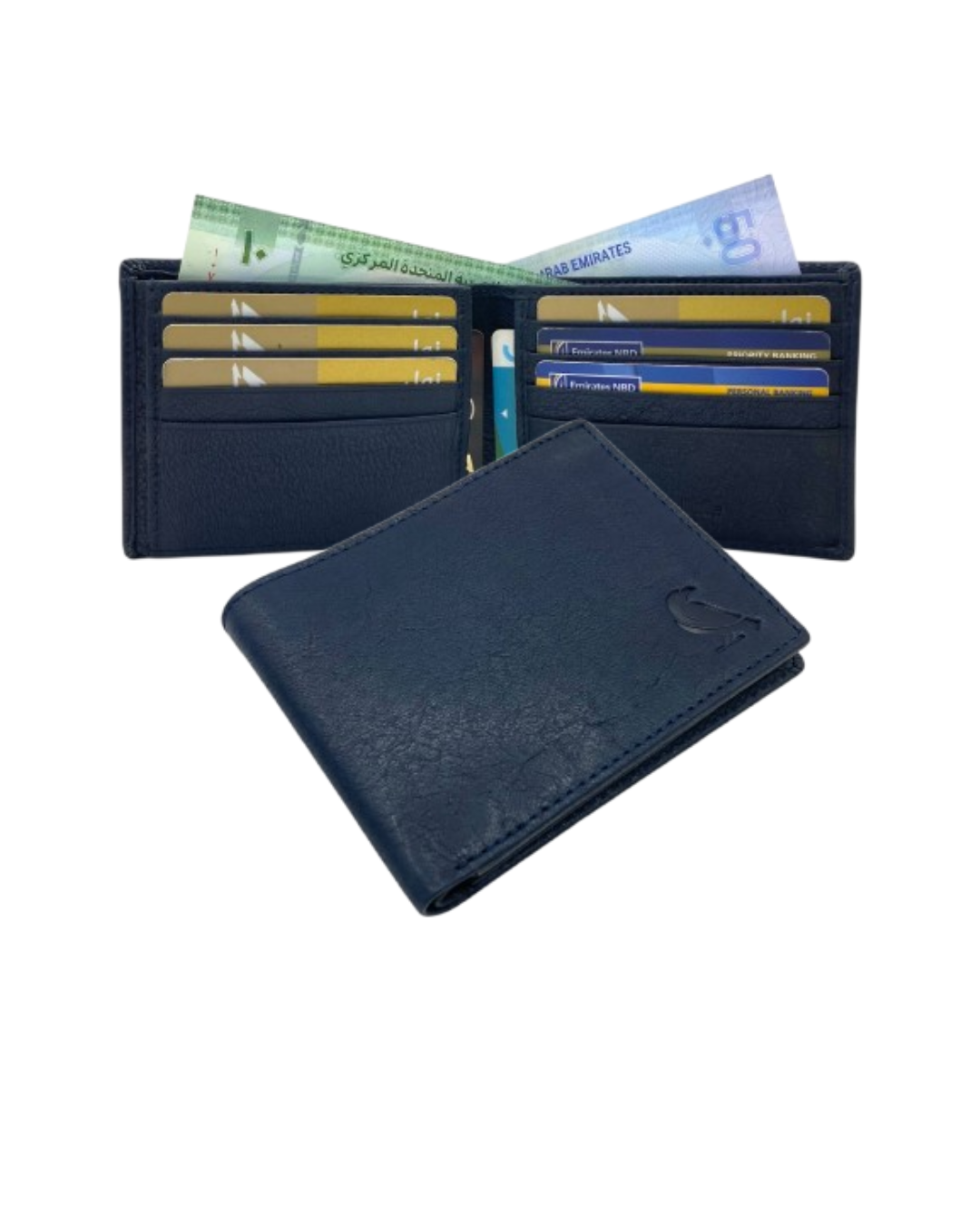 VacaPelle 12-14 Card Billfold Genuine Leather Wallet # 1001