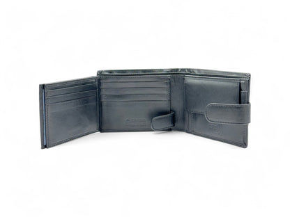 Smooth Premium 18 Card Billfold RFID Wallet | Coin Pocket & Loop #1013CP.L