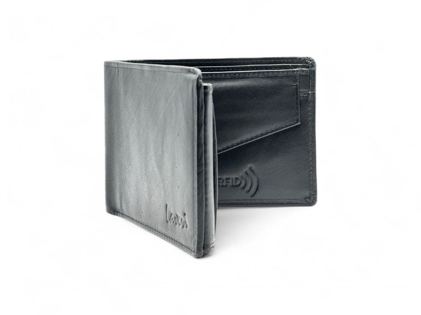 Smooth Premium 18 Card Billfold RFID Wallet with Coin Pocket #1013CP