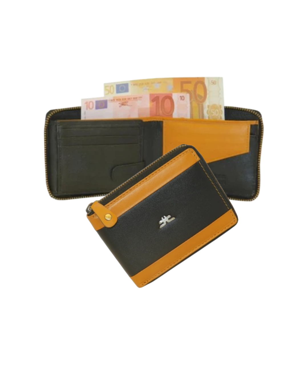 ZipVault 18 Card Full Zip Wallet Coin Pocket LOGO # 1013CZ