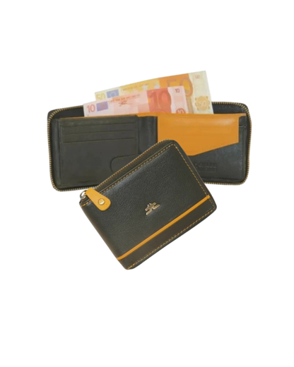 ZipVault 18 Card Full Zip Wallet Coin Pocket LOGO # 1013CZ