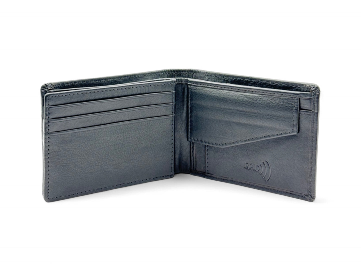 Smooth Premium 9 Card Billfold RFID Wallet | Coin Pocket #1074CP