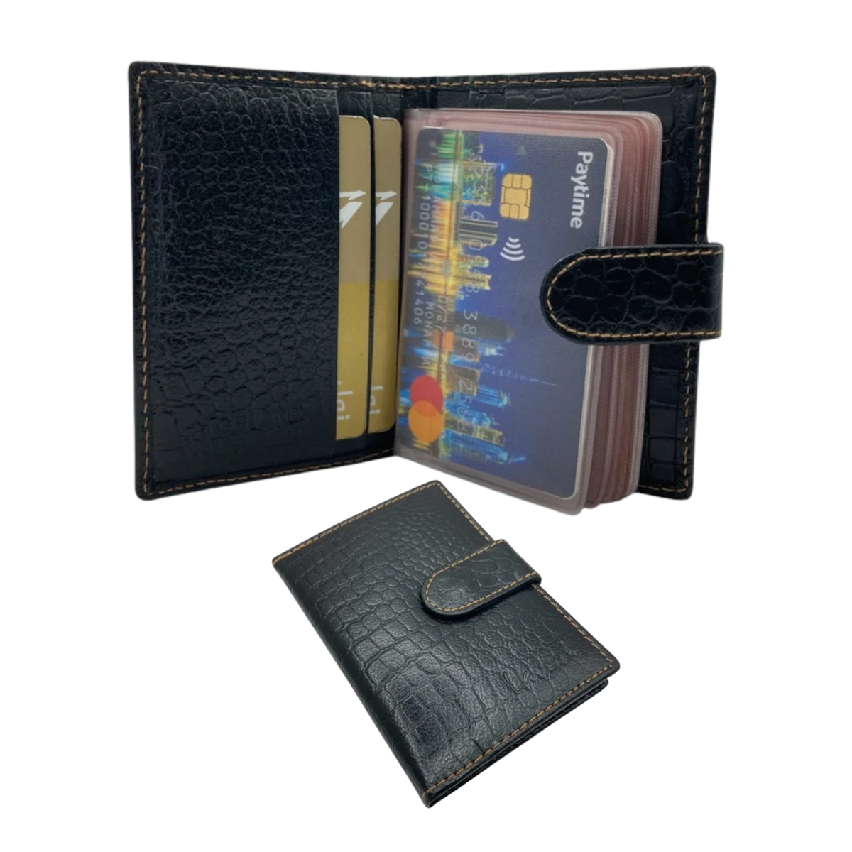 Card Case Small Size 16 Card Album Loop Lock # 1090B