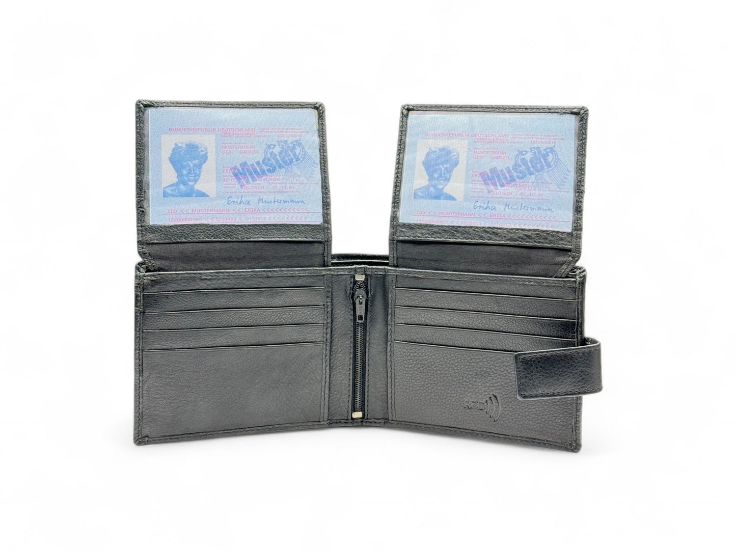 Smooth Premium 20 Card Billfold RFID Wallet Loop #1244CC.L